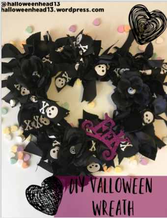 valloween wreath blog